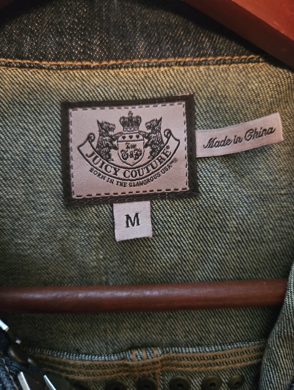 Juicy Couture Denim Vest - Picture 3 of 3